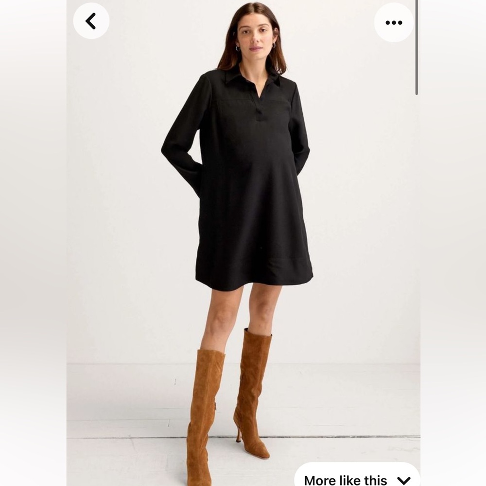 Hatch Maternity The Etta Dress Black medium